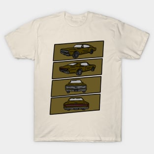 collection classic muscle car T-Shirt